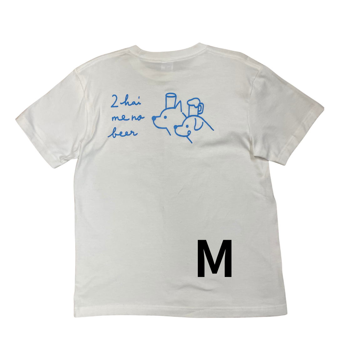 ロゴTシャツ (Mサイズ・白)