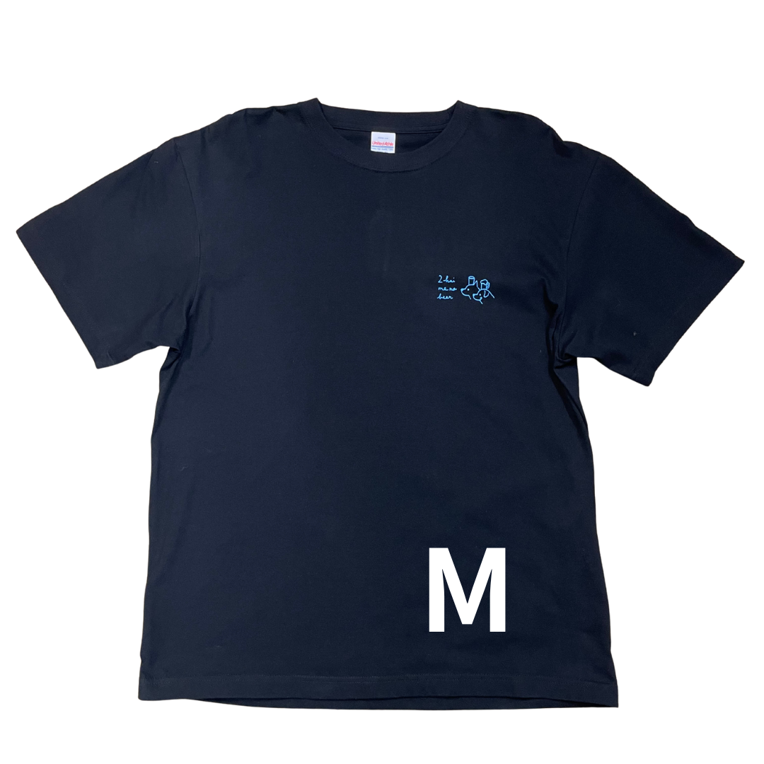 ロゴTシャツ (Mサイズ・黒)