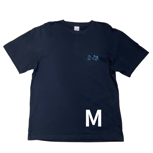 ロゴTシャツ (Mサイズ・黒)
