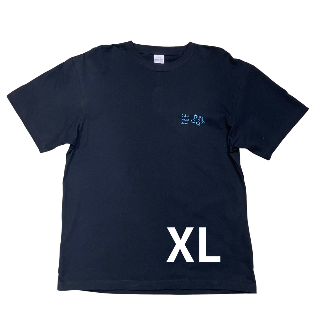ロゴTシャツ (XLサイズ・黒)