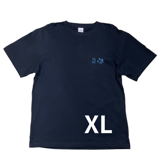 ロゴTシャツ (XLサイズ・黒)