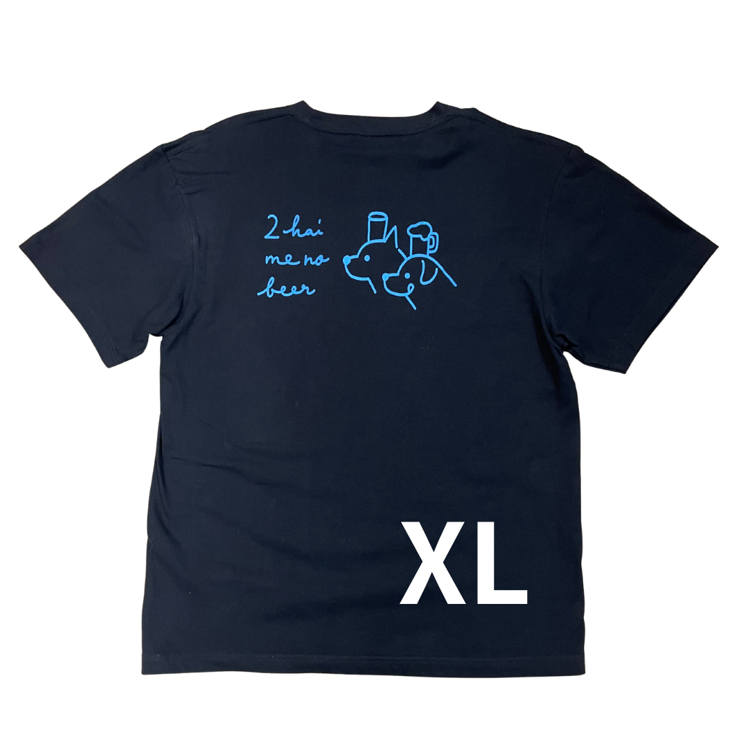 ロゴTシャツ (XLサイズ・黒)